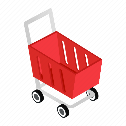 Buy, cart, isometric, retail, sale, shop, trolley icon - Download on Iconfinder