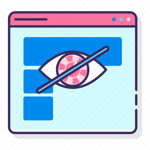 Banner, blindness, seo, web icon - Download on Iconfinder