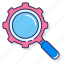 engine, magnifying glass, optimization, search 