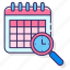 calendar, schedule, search, time 