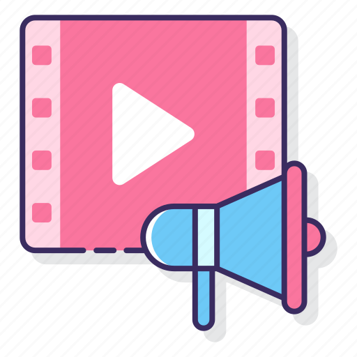 Marketing, media, play, video icon - Download on Iconfinder