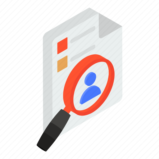 Search resources, human resources, find employee, search employee, candidate selection icon - Download on Iconfinder