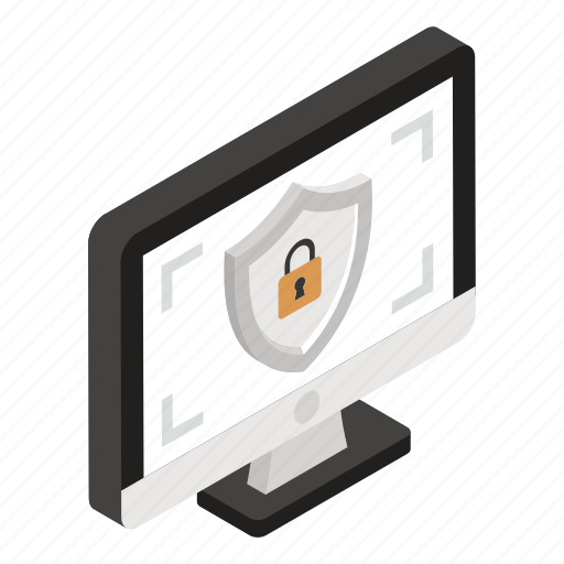 Cybersecurity, system security, protected system, safety shield, online security icon - Download on Iconfinder