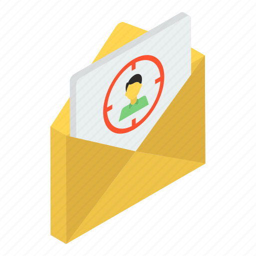 Target mail, target customer, target profile, target email, envelope icon - Download on Iconfinder