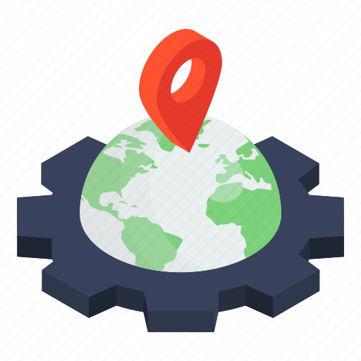 Global positioning system, gps, global settings, geolocation, global management icon - Download on Iconfinder