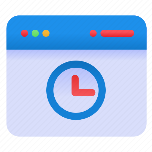 Time, clock, web, browser, internet, network, online icon - Download on Iconfinder