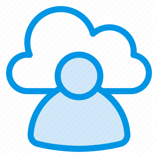 Account, cloud, computing, data, internet, man, user icon - Download on Iconfinder