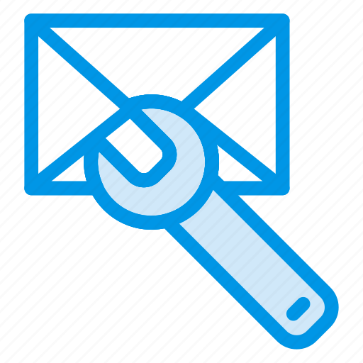 Cog, configuration, email, mail, message, setting, tools icon - Download on Iconfinder