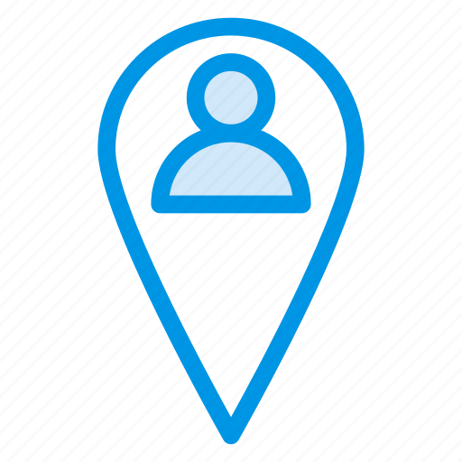 Interface, location, man, people, person, pin, user icon - Download on Iconfinder