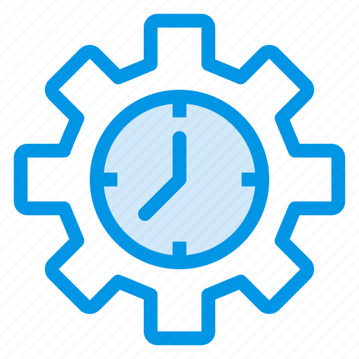 Business, configuration, gear, management, schedule, setting, time icon - Download on Iconfinder