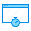 browser, clock, efficiency, stopwatch 