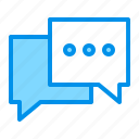 chat, conversation, dialogue, interaction