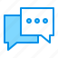 chat, conversation, dialogue, interaction 