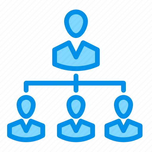 Hierarchy, leader, management, team icon - Download on Iconfinder