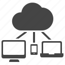 cloud computing, connection, devices, network