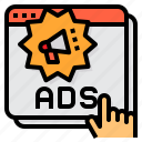 advertising, ads, seo, web, megaphone 