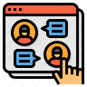 chat, discussion, seo, message, network 