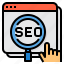search, seo, web, page, magnifying, glass 