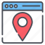 web location, gps, online navigation, location, pin, website, navigation 