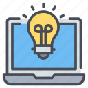 creative, campaigns, idea, laptop, invention, business, bulb