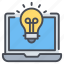 creative, campaigns, idea, laptop, invention, business, bulb 