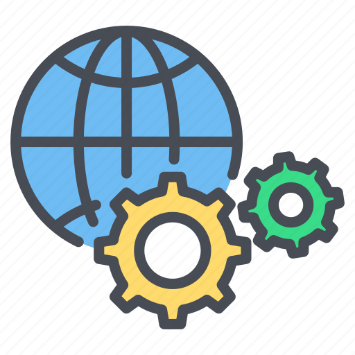 Global optimization, global, internet, world, setting, optimization, international icon - Download on Iconfinder