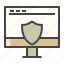 anti theft, computer, protection, seo, shield, web 
