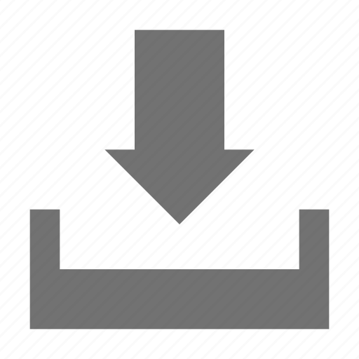 Arrow, down arrow, download, download button, receive arrow, storage icon - Download on Iconfinder