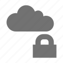 cloud lock, cloud security lock, computing cloud, lock, locked cloud