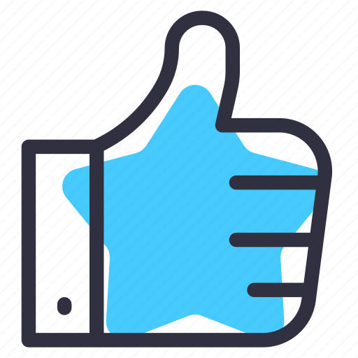 Facebook, like, thumb, up, up icon icon - Download on Iconfinder