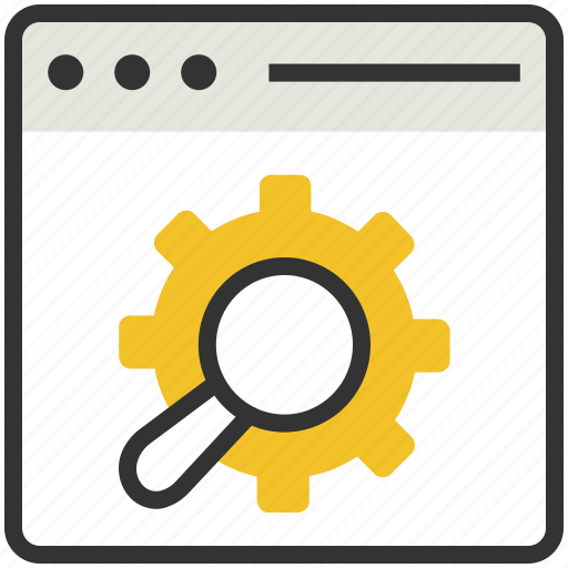 Browser, optimize, search, search engine, seo, settings icon - Download on Iconfinder