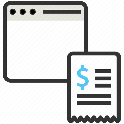 Bill, cash, email, invoice, payment, sent bill icon - Download on Iconfinder