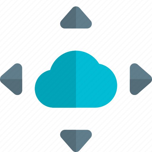Cloud, move, networking, storage icon - Download on Iconfinder