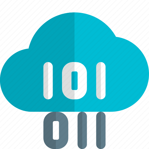 Cloud, storage, binary, code icon - Download on Iconfinder