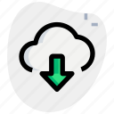 cloud, download, storage, server