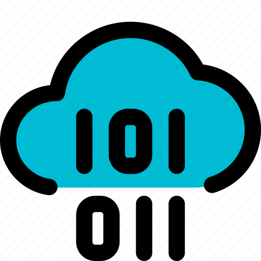 Cloud, server, binnary, networking icon - Download on Iconfinder
