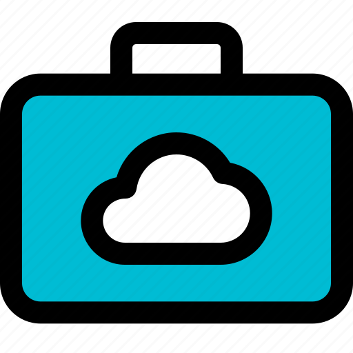 Cloud, suitcase, networking, server icon - Download on Iconfinder