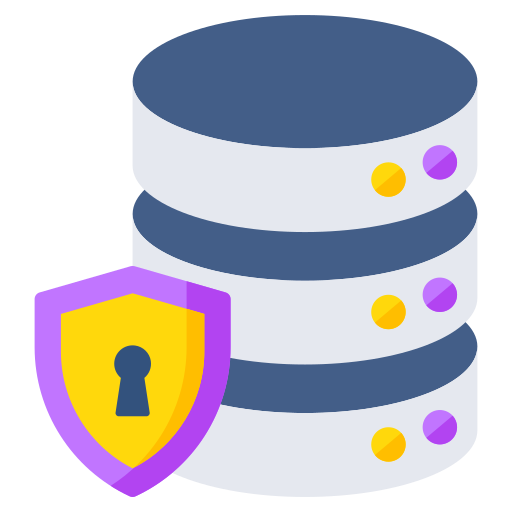 Database security, database protection, database safety, encrypted database, secure database icon - Download on Iconfinder