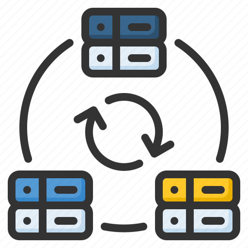 Server connection, data server, database, storage, connection icon - Download on Iconfinder