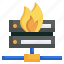 hacking, loss, flame, firewall, server 