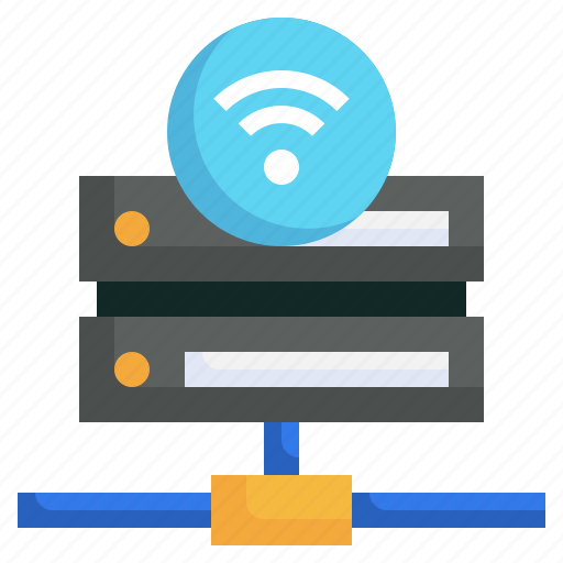 Wifi, connection, internet, of, things, electronics, server icon - Download on Iconfinder