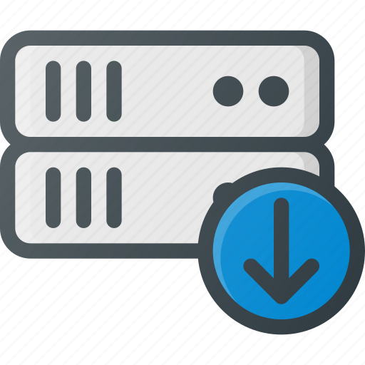Data, database, download, server, storage icon - Download on Iconfinder