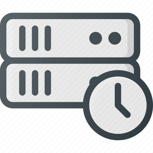 Data, database, server, storage, time, timeout icon - Download on Iconfinder