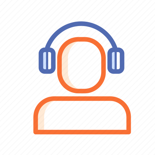 Headphone, staff, support icon - Download on Iconfinder