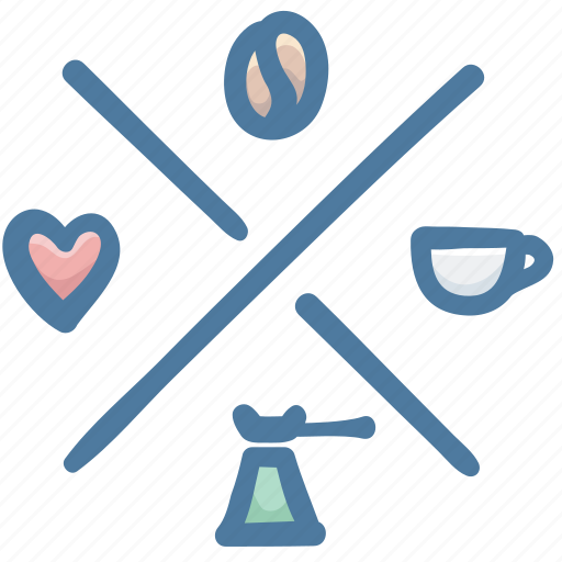 Bean, cafe, coffee, cup, drink, love icon - Download on Iconfinder