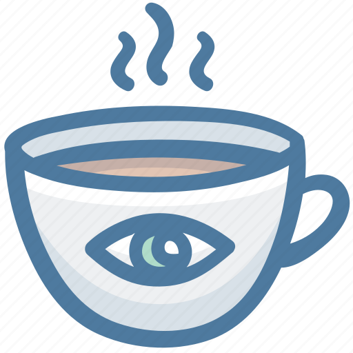 Coffee, cup, drink, eye, get up, hot, wake up icon - Download on Iconfinder