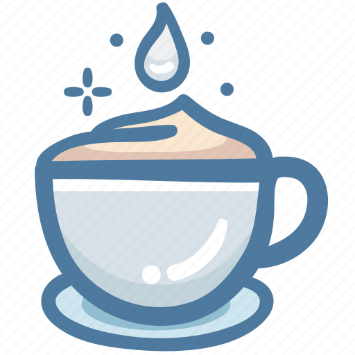 Cappuccino, coffee, espresso, hot latte, milk, milk froth icon - Download on Iconfinder