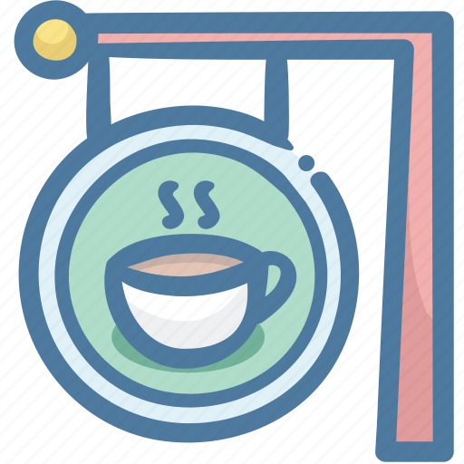 Barista, cafe, coffee, location, shop, sign icon - Download on Iconfinder