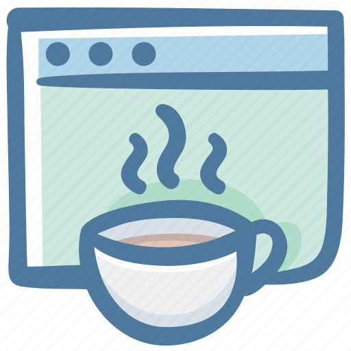 Cafe, coffee, internet, website, wifi, working icon - Download on Iconfinder