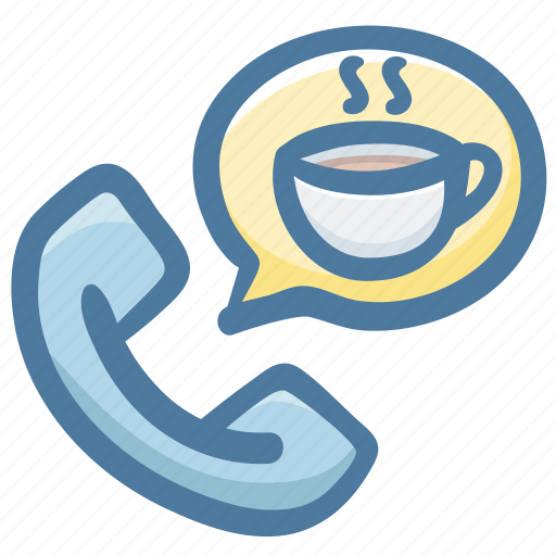 Call, coffee, delivery, phone, service icon - Download on Iconfinder